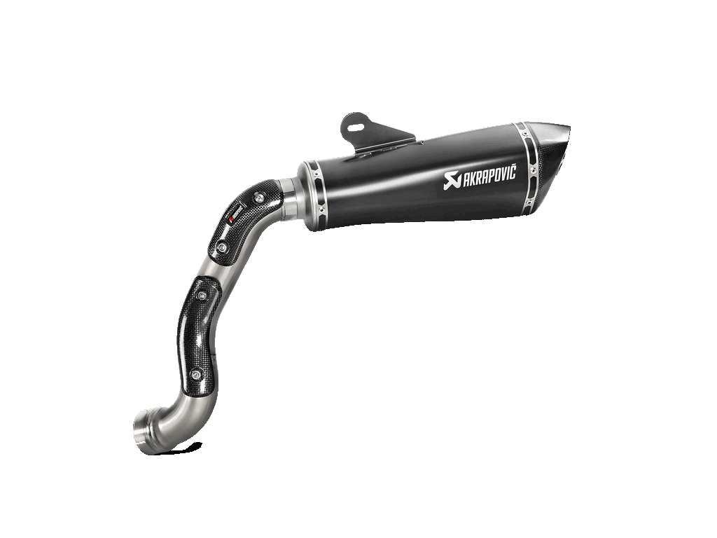 AKRAPOVIC L-B12SO11 середня частина вихлопної системи HIGH MOUNT (Titanium) BMW R nineT 2021 Photo-1