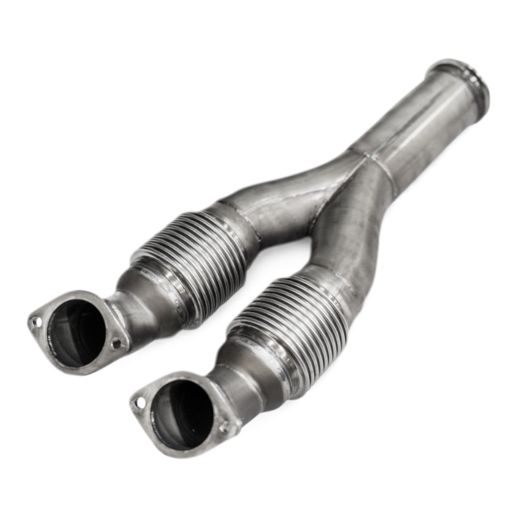 AKRAPOVIC L-NI/SS/4 Лінк-пайпи (нержавіюча сталь) для NISSAN GT-R (R35) 2008-2024 Photo-0