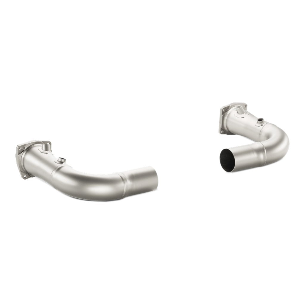 AKRAPOVIC L-PO991T/2 Комплект лінк-пайпів без каталізатора (титан) для PORSCHE 911 Turbo / Turbo S (991) 2014–2015 Photo-0