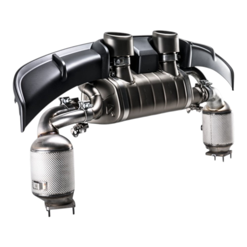AKRAPOVIC L-PO/SS/1H Лінк пайпи з каталізаторами (нержавіюча сталь) для PORSCHE 911 Carrera / S / 4 / 4S / GTS (991.2) Photo-3