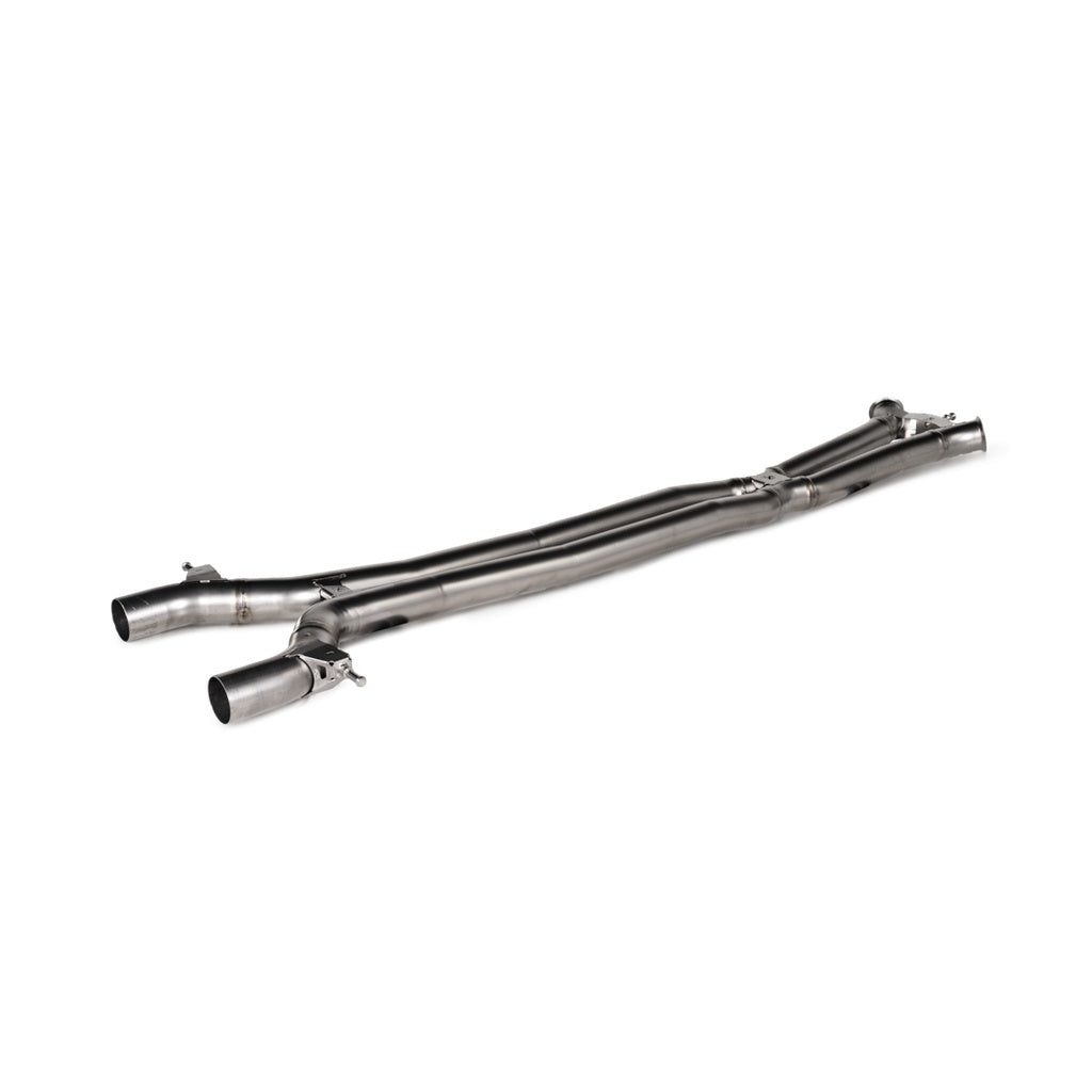 AKRAPOVIC L-PO/T/19 Комплект лінк-пайпів (титан) для PORSCHE Panamera 4 / 4 E-Hybrid / 4S E-Hybrid / GTS / Turbo E-Hybrid / Turbo S E-Hybrid (976) 2024- Photo-0