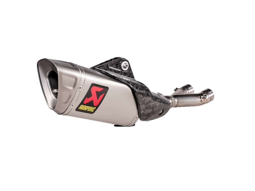AKRAPOVIC L-Y10SO19 середня частина вихлопної системи Link Pipe / Collector (Titanium) YAMAHA MT-10 2022 Photo-1