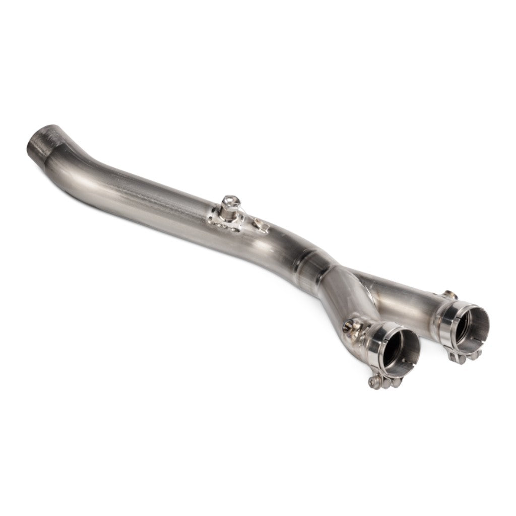 AKRAPOVIC L-Y10SO19/2 Додаткова з’єднувальна труба/колектор (титан) для YAMAHA MT-10/FZ-10 2022-2024 Photo-0