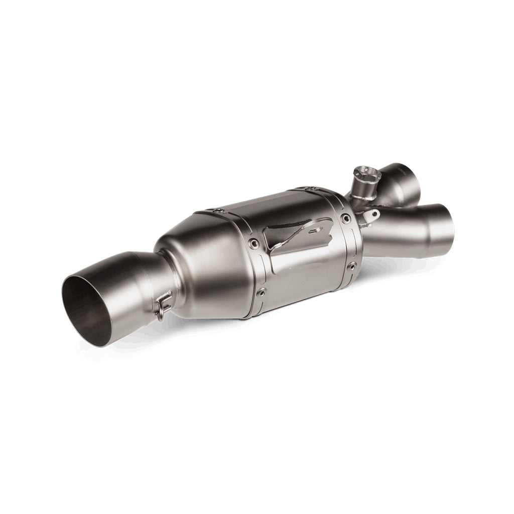 AKRAPOVIC L-Y6SO4/TD/1 Лінк пайп з резонатором Track Day (нержавіюча сталь) для YAMAHA R6 2008- Photo-0