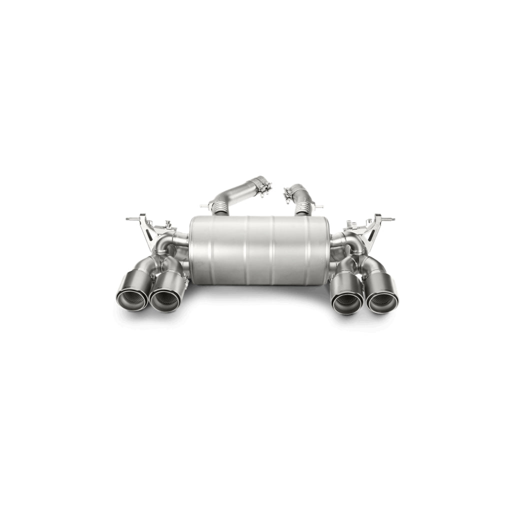 AKRAPOVIC M-BM/T/8H Задня частина вихлопної системи Slip-On для BMW M3 (F80) / M4 (F82) 2014-2018 (без насадок) Photo-1