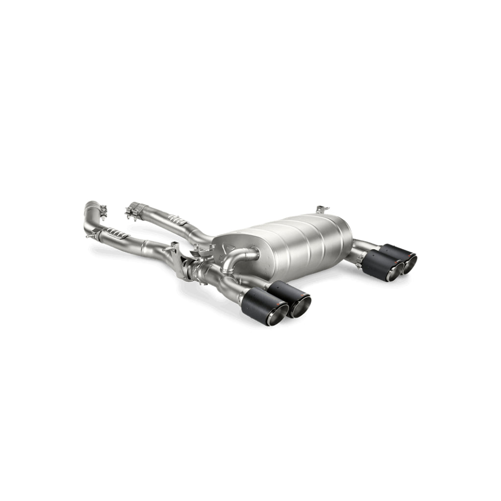 AKRAPOVIC M-BM/T/8H Задня частина вихлопної системи Slip-On для BMW M3 (F80) / M4 (F82) 2014-2018 (без насадок) Photo-2