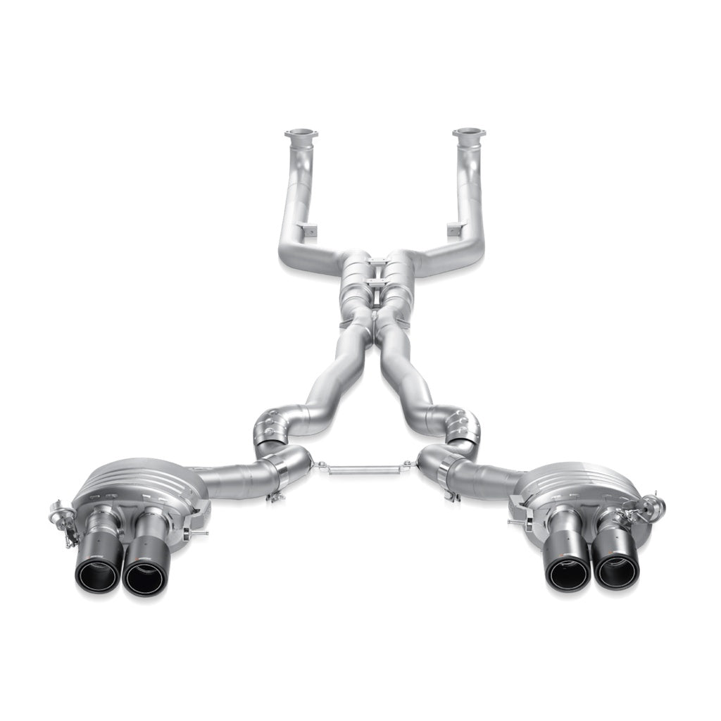 AKRAPOVIC ME-BM/T/5 Вихлопна система Evolution Line (титан) для BMW M6 (F12 / F13) 2012-2018 Сертифікат EC Photo-3