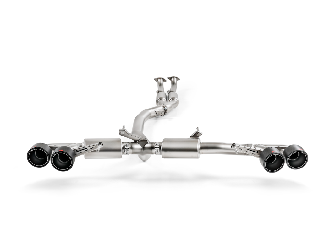 AKRAPOVIC ME-NI/T/1 Вихлопна система Evolution Line (титан) для NISSAN GT-R (R35) Photo-0