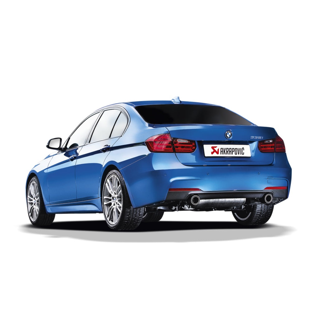 AKRAPOVIC MTP-BM/SS/1H Вихлопна система Evolution Line (нержавіюча сталь) для BMW 335i (F30 / F31) / 435i (F32) Сертифікат EC Photo-3