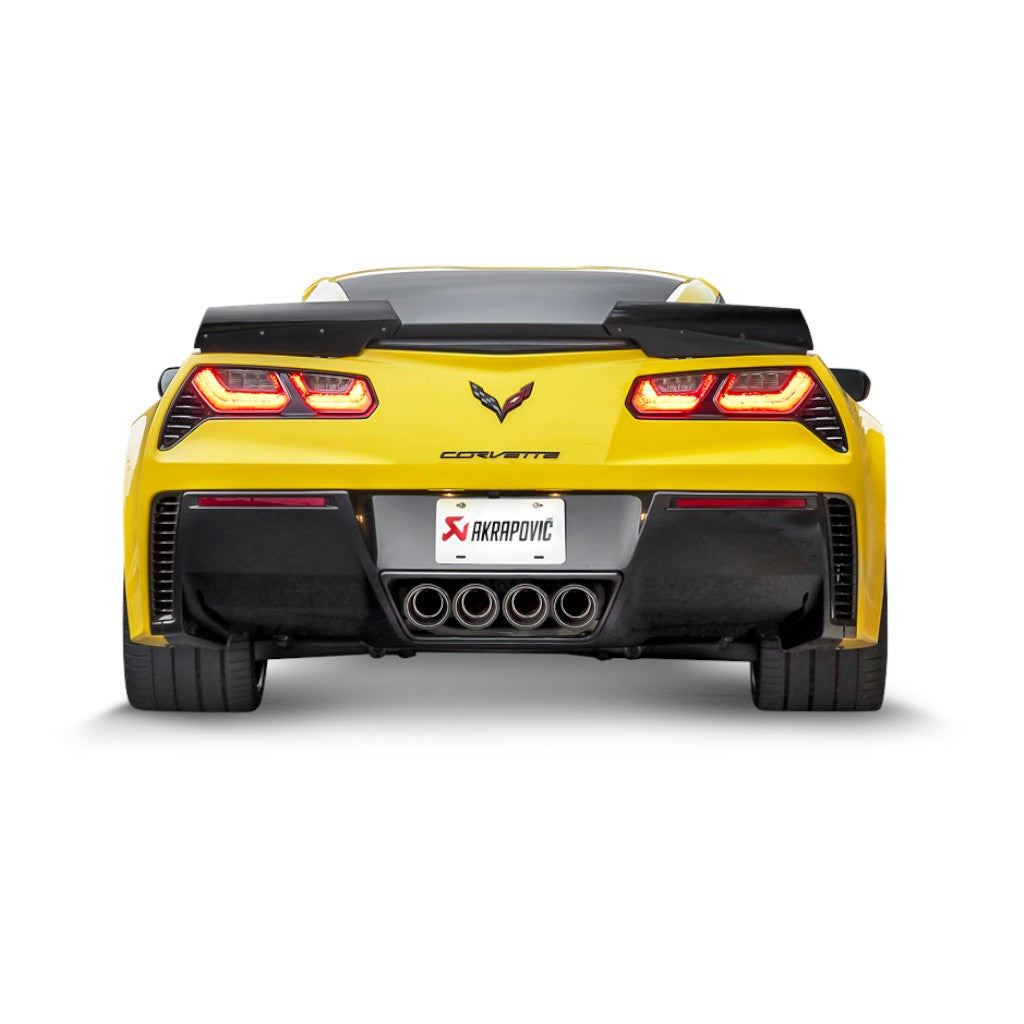 AKRAPOVIC MTP-CO/TI/2 Вихлопна система Slip-On Line (титан) для CHEVROLET Corvette Z06 (C7) 2014-2019 Photo-3