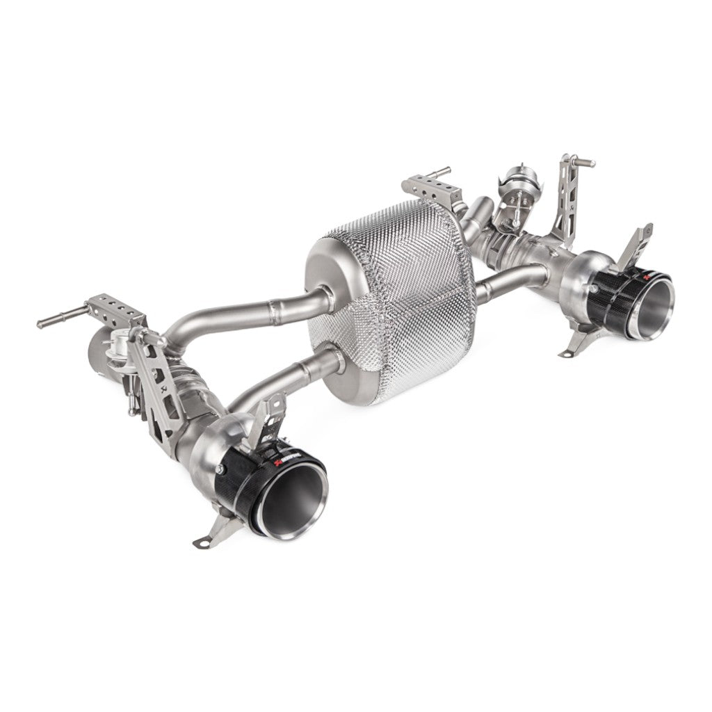 AKRAPOVIC MTP-FE488H Система вихлопу Slip-On Line (титан) для FERRARI 488 GTB / 488 Spider 2016-2019 Photo-0