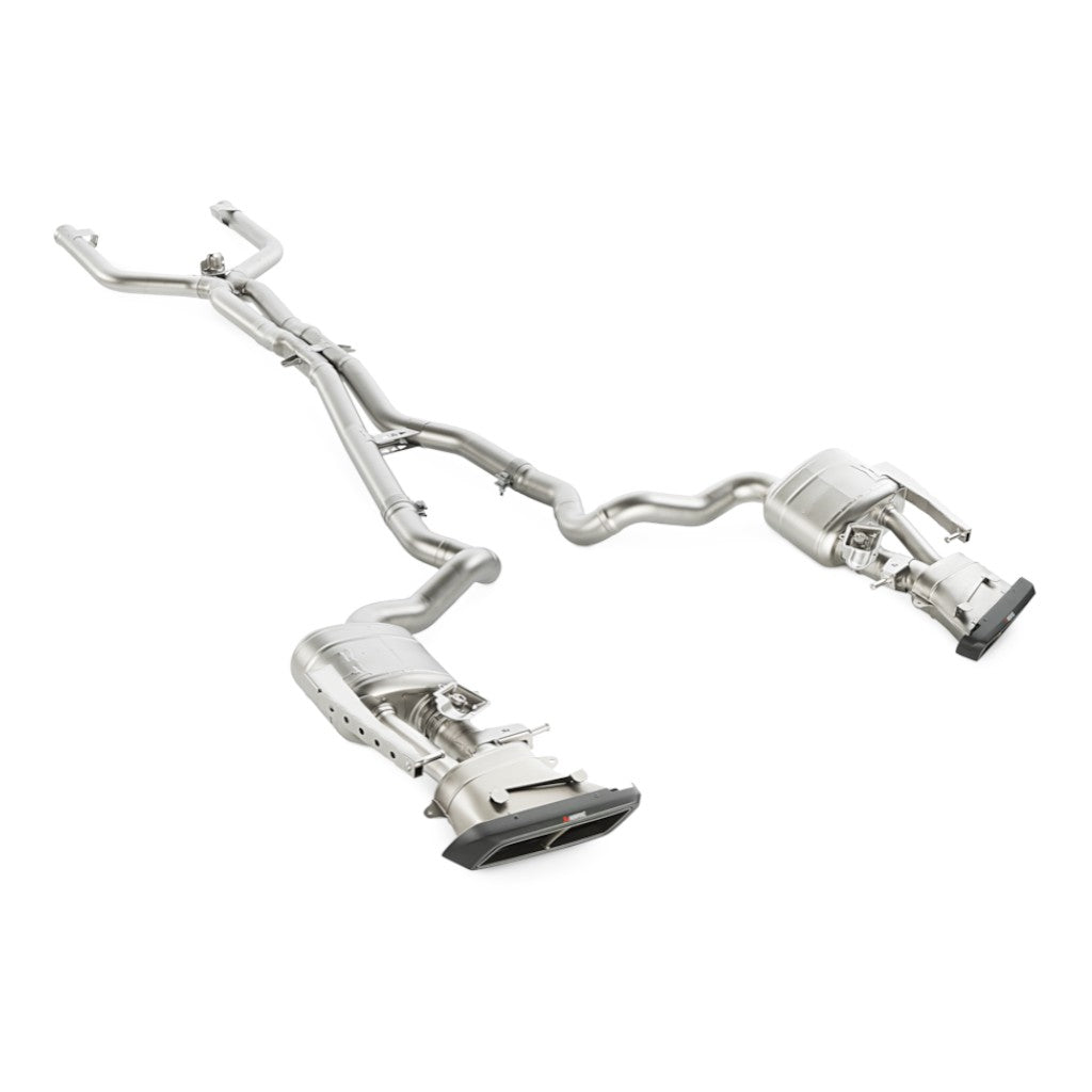 AKRAPOVIC MTP-ME/T/2H/1 Вихлопна система Evolution Line (титан) для MERCEDES C63 AMG / C63S (W205 / S205) 2015-2018 Photo-1