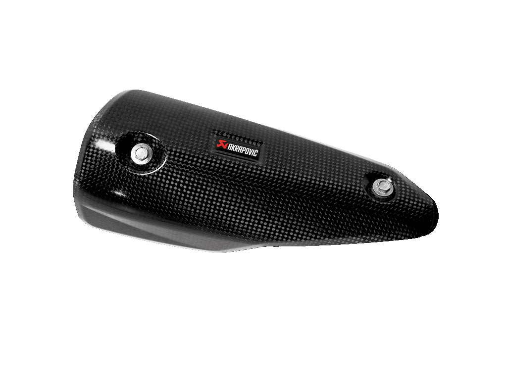 AKRAPOVIC P-HSK4SO5 Теплозахисний щиток (Carbon) для KAWASAKI Ninja 400 2019-2023 рр. Photo-0