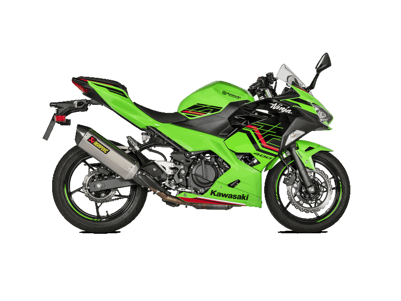AKRAPOVIC P-HSK4SO5 Теплозахисний щиток (Carbon) для KAWASAKI Ninja 400 2019-2023 рр. Photo-1