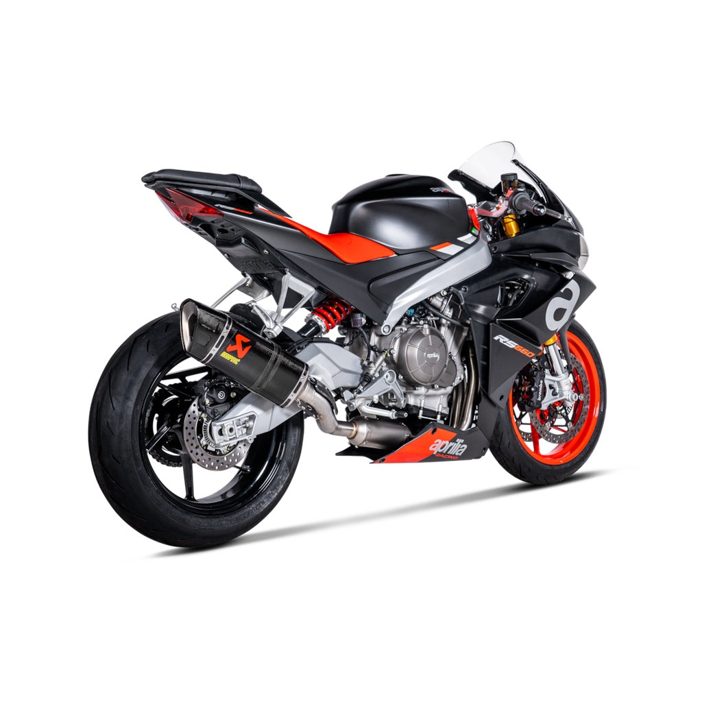 AKRAPOVIC S-A6R5-APLC Вихлопна система Racing Line (карбон) для APRILIA RS 660 / Tuono 660 Photo-2