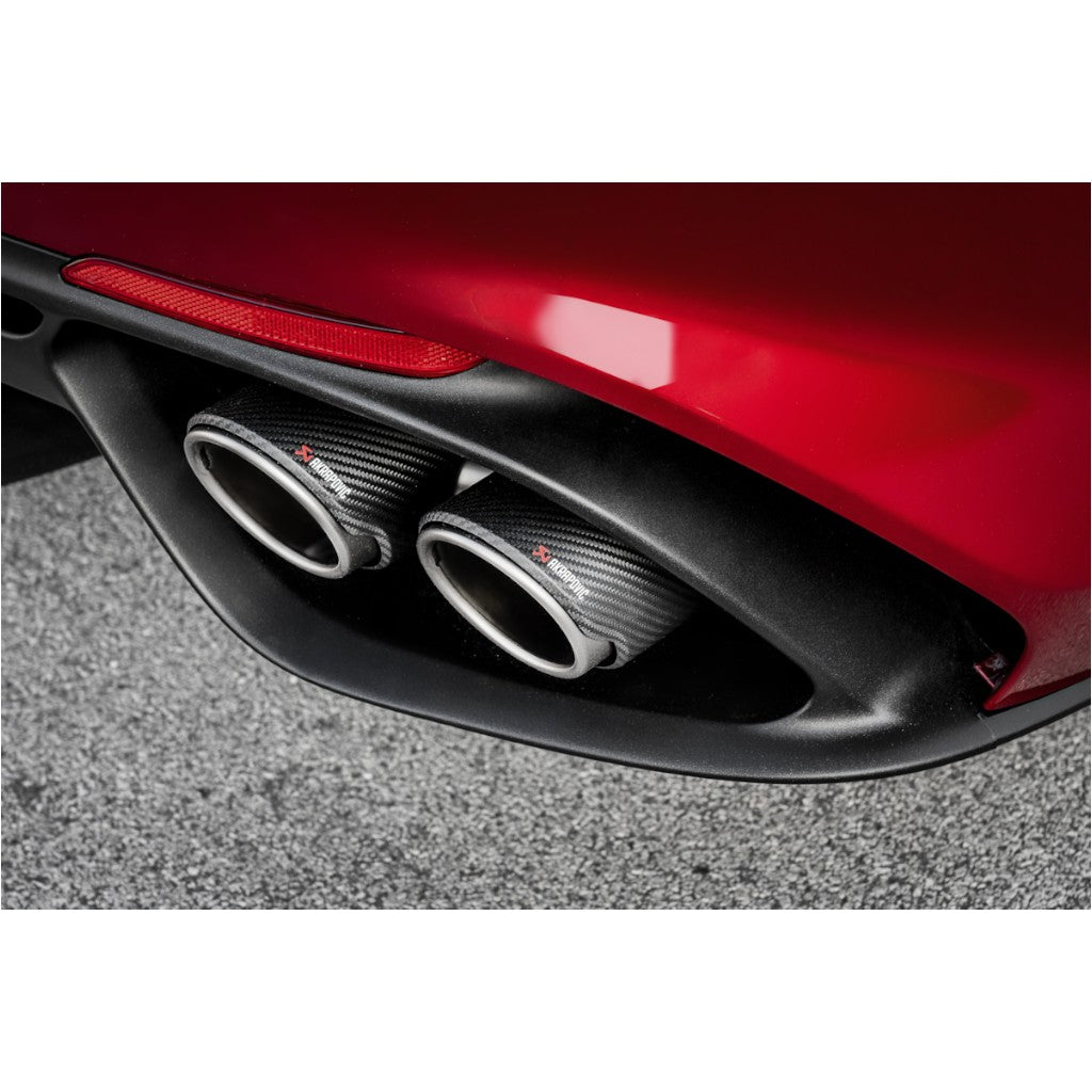 AKRAPOVIC S-AR/TI/1H Вихлопна система Evolution Line (титан) для ALFA ROMEO Giulia Quadrifoglio 2016-2020 Photo-4