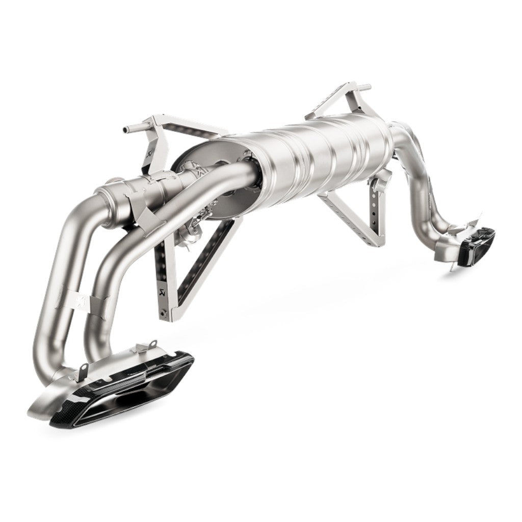 AKRAPOVIC S-AUR8SO3-T Вихлопна система Slip-On Line (титан) для AUDI R8 5.2 FSI Coupe / Spyder 2016-2018 Photo-0