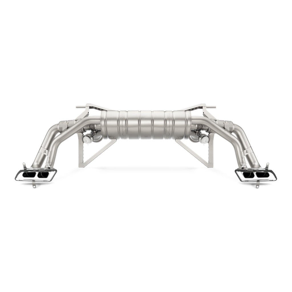 AKRAPOVIC S-AUR8SO3-T Вихлопна система Slip-On Line (титан) для AUDI R8 5.2 FSI Coupe / Spyder 2016-2018 Photo-1