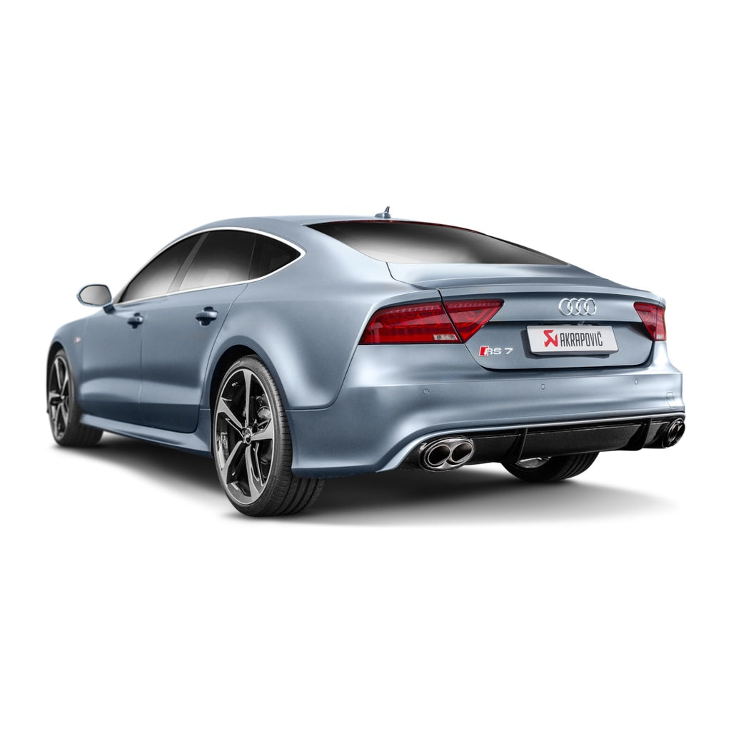 AKRAPOVIC S-AU/TI/4H Вихлопна система Evolution Line (Titanium) для AUDI RS7 Sportback (C7) Photo-3
