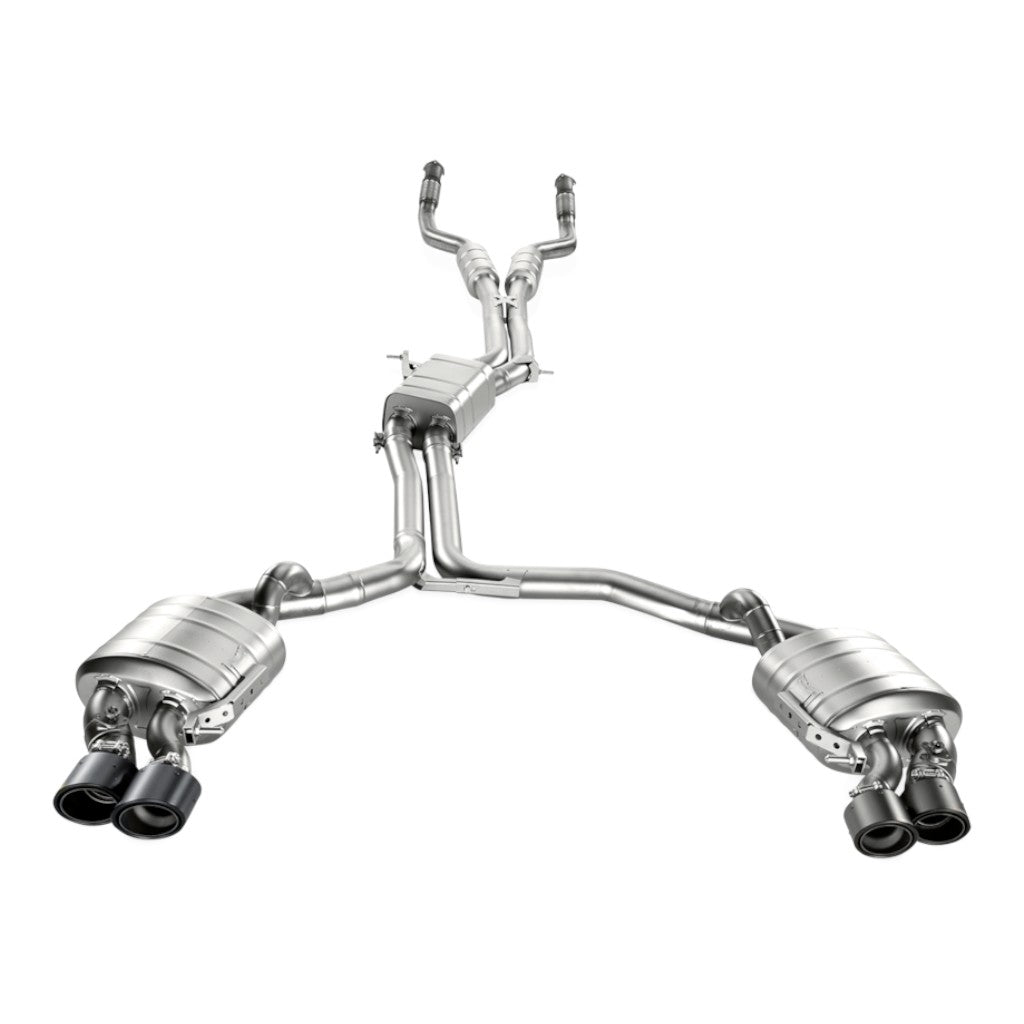 AKRAPOVIC S-AU/TI/6H Вихлопна система Evolution Line (титан) для AUDI S7 (C7) Photo-1