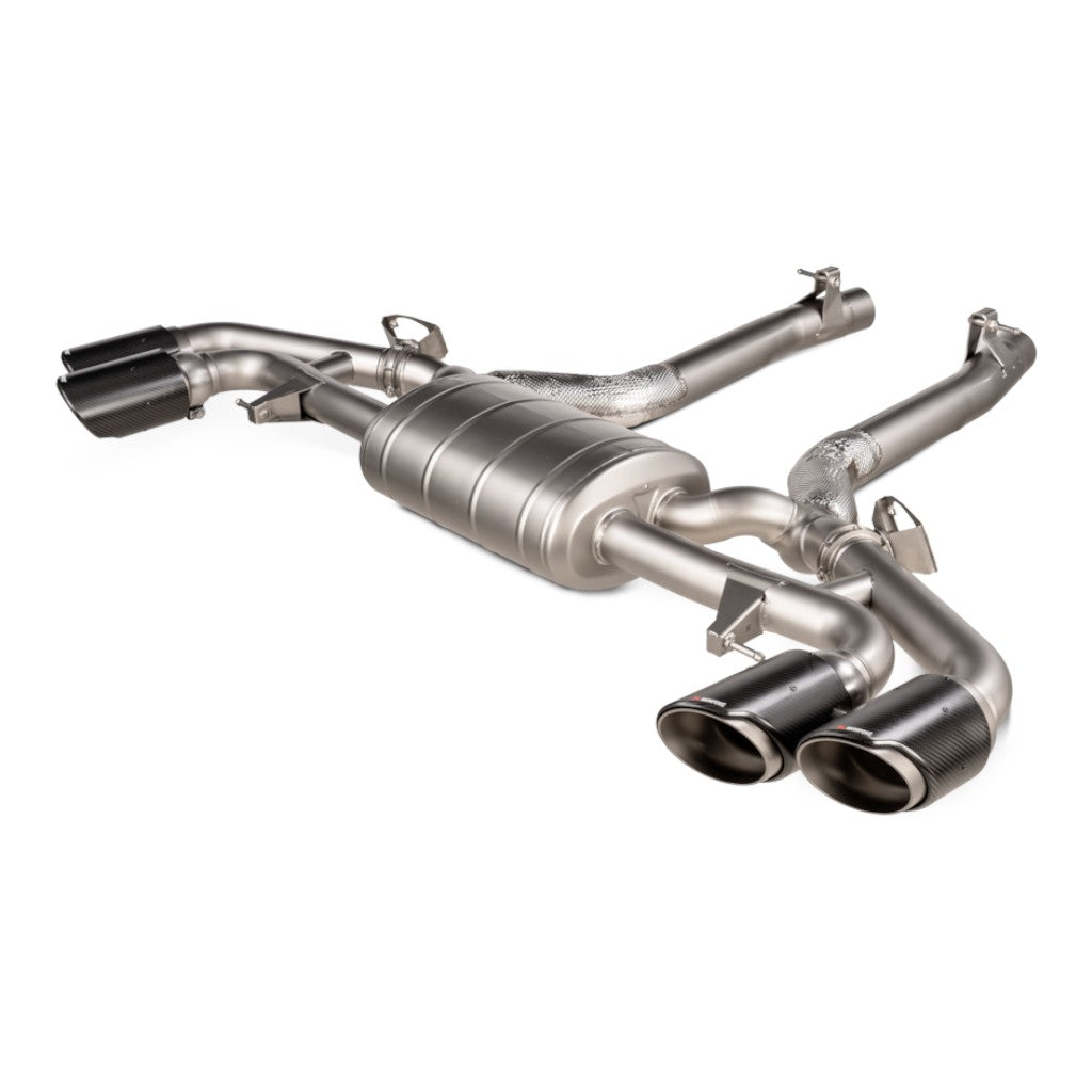 AKRAPOVIC S-BM/T/28H Вихлопна система Slip-On Line (Titanium) Схвалення ECE для BMW X5 M / X5 M Competition (F95) - OPF/GPF 2021-2022 Photo-0