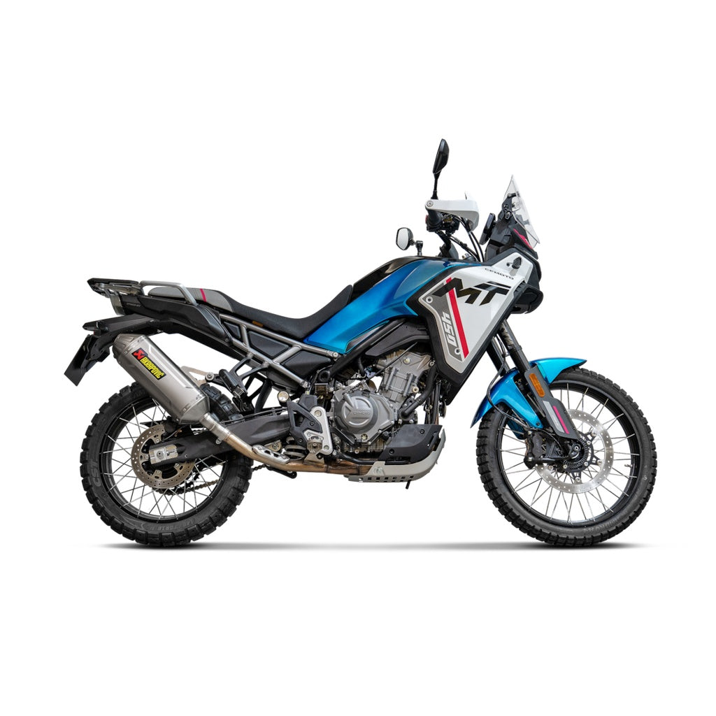 AKRAPOVIC S-CF4SO2-HFTT Глушник Slip-On Line (титан) для CFMOTO 450MT Photo-1