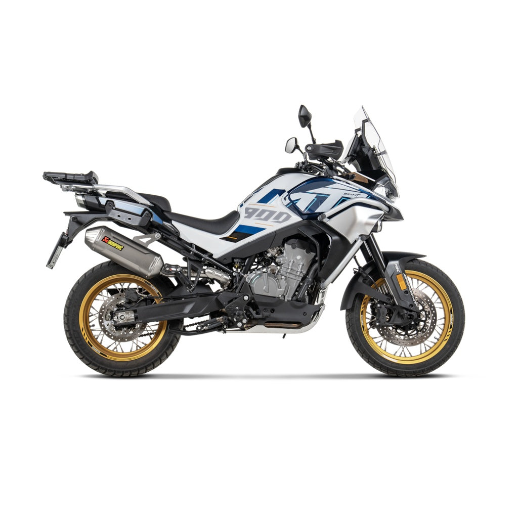 AKRAPOVIC S-CF8SO4-HFTT Вихлопна система Slip-On Line (титан) для CFMOTO 800MT 2024 Photo-1