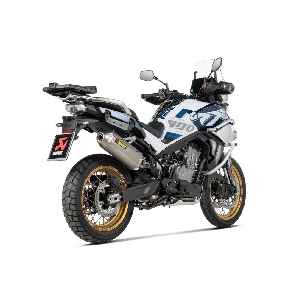 AKRAPOVIC S-CF8SO4-HFTT Вихлопна система Slip-On Line (титан) для CFMOTO 800MT 2024 Photo-2