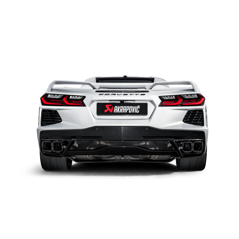 AKRAPOVIC S-CO/TI/4 Вихлопна система Slip-On Line (титан) для CHEVROLET Corvette Stingray (C8) OPF/GPF 2020-2024 Photo-1