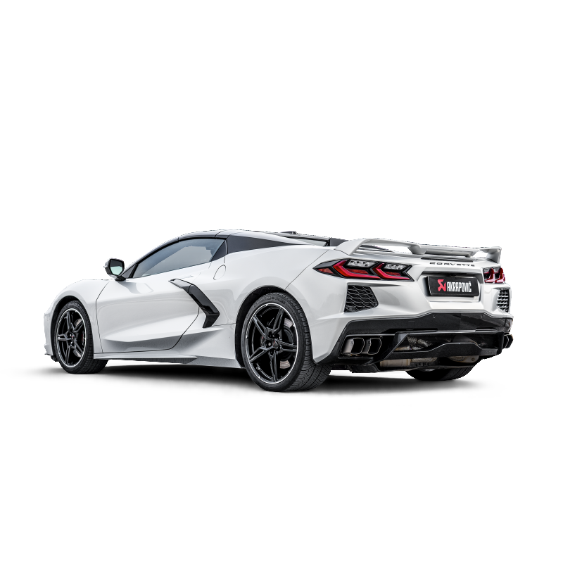 AKRAPOVIC S-CO/TI/4 Вихлопна система Slip-On Line (титан) для CHEVROLET Corvette Stingray (C8) OPF/GPF 2020-2024 Photo-2