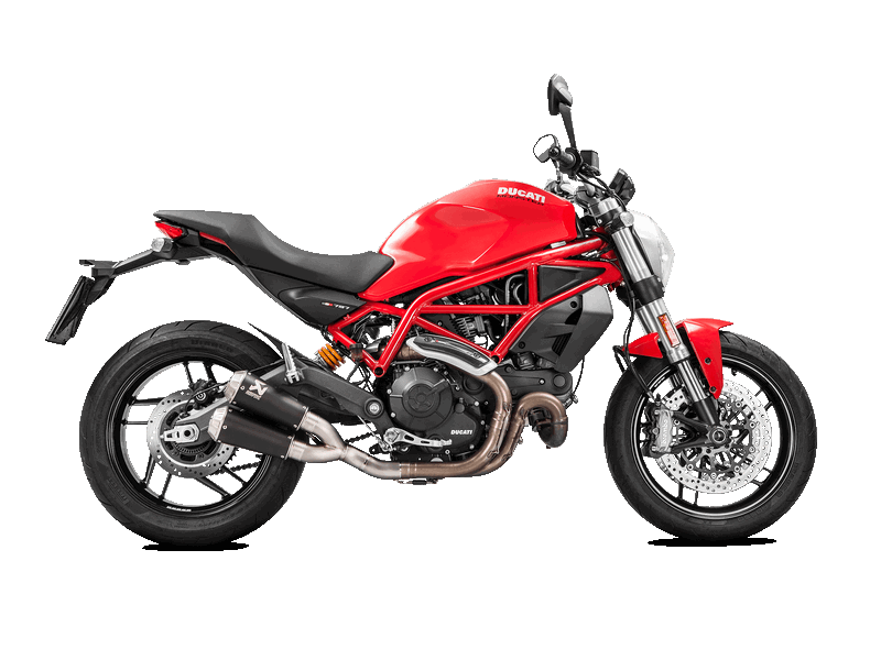 AKRAPOVIC MOTO S-D8SO4-CUBTBL/1 Глушник Slip-On Line (Titanium) для DUCATI Monster 797/797+ 2017-2020 Photo-1