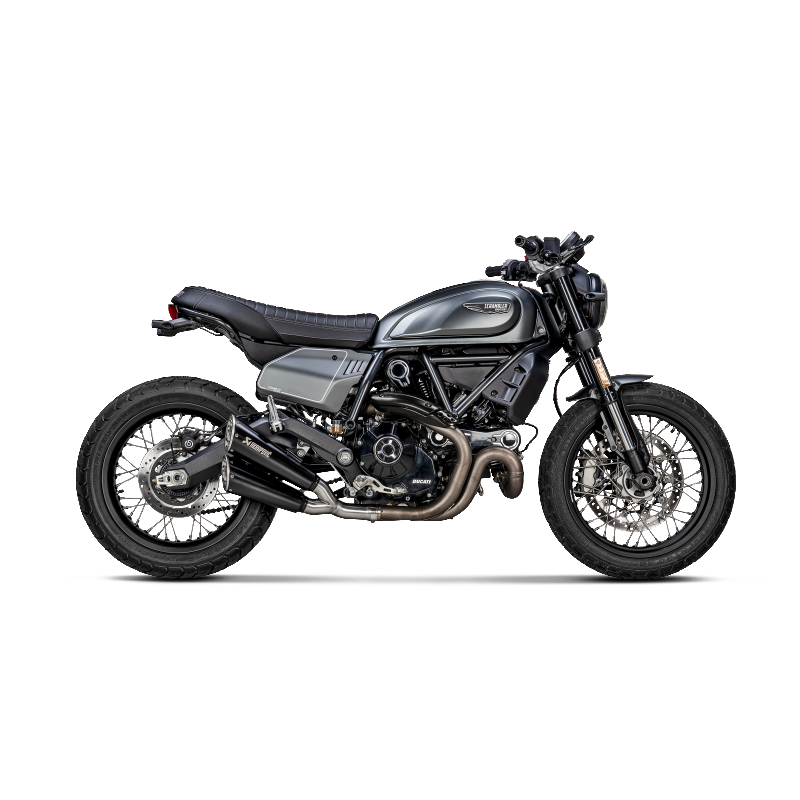 AKRAPOVIC S-D8SO6-ISSSBL Вихлоп Slip-On Line (SS) для DUCATI Scrambler Urban Motard/Nightshift/Icon/Icon Dark/Desert Sled 2021-2022 Photo-1