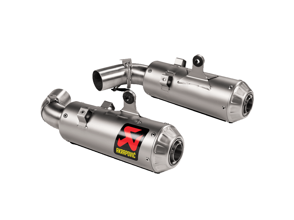AKRAPOVIC S-D9SO15 - Hcbt Вихлопна система Slip-On Line (Titanium) для Ducati HYPERMOTARD 950 2021 Photo-0