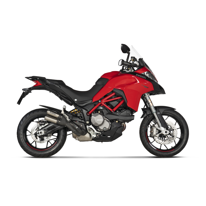 AKRAPOVIC S-D9SO18-HIFFT Вихлопна система Slip-On Line (Titanium) для DUCATI Multistrada 950 / 950 S / V2 / V2 S 2021-2023 Photo-1