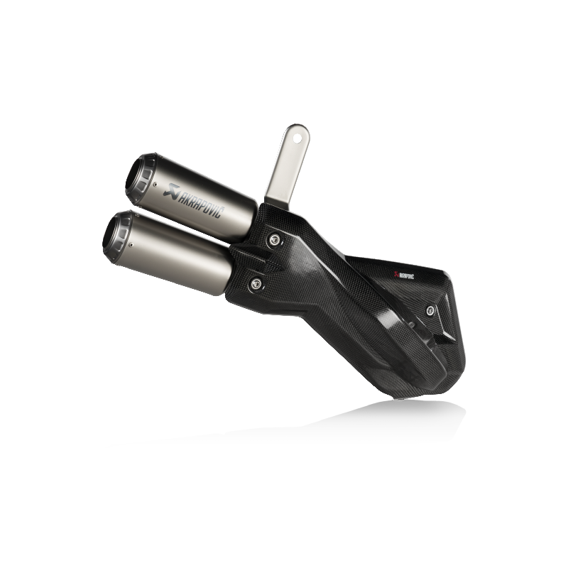 AKRAPOVIC S-D9SO18-HIFFT Вихлопна система Slip-On Line (Titanium) для DUCATI Multistrada 950 / 950 S / V2 / V2 S 2021-2023 Photo-0