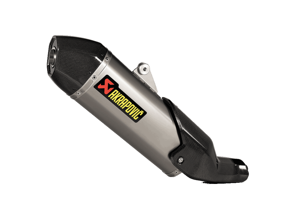 AKRAPOVIC S-D9SO19-HJAT Вихлопна система Slip-On Line (Titanium) для DUCATI DesertX 2022-2023 Photo-0