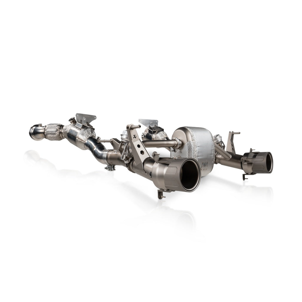 AKRAPOVIC S-FE/T/1 Вихлопна система Evolution Line (Titanium) для FERRARI F8 Tributo / Spider 2020-2023 Photo-1
