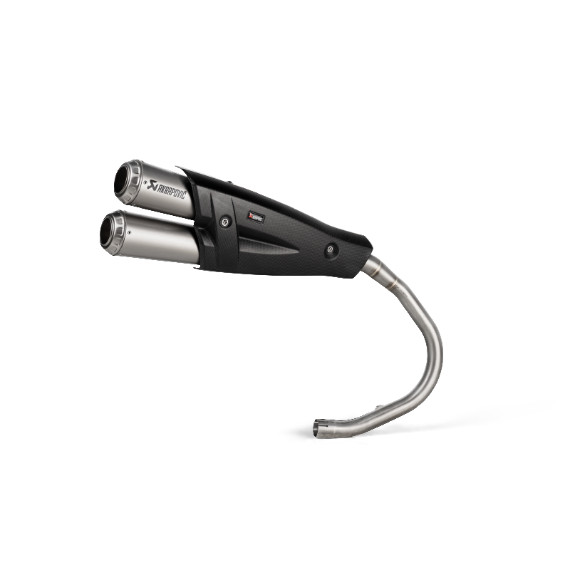 AKRAPOVIC S-H125SO5-FFT Вихлопна система Slip-On Line (Titanium) для HONDA Monkey 2019-2023 Photo-1
