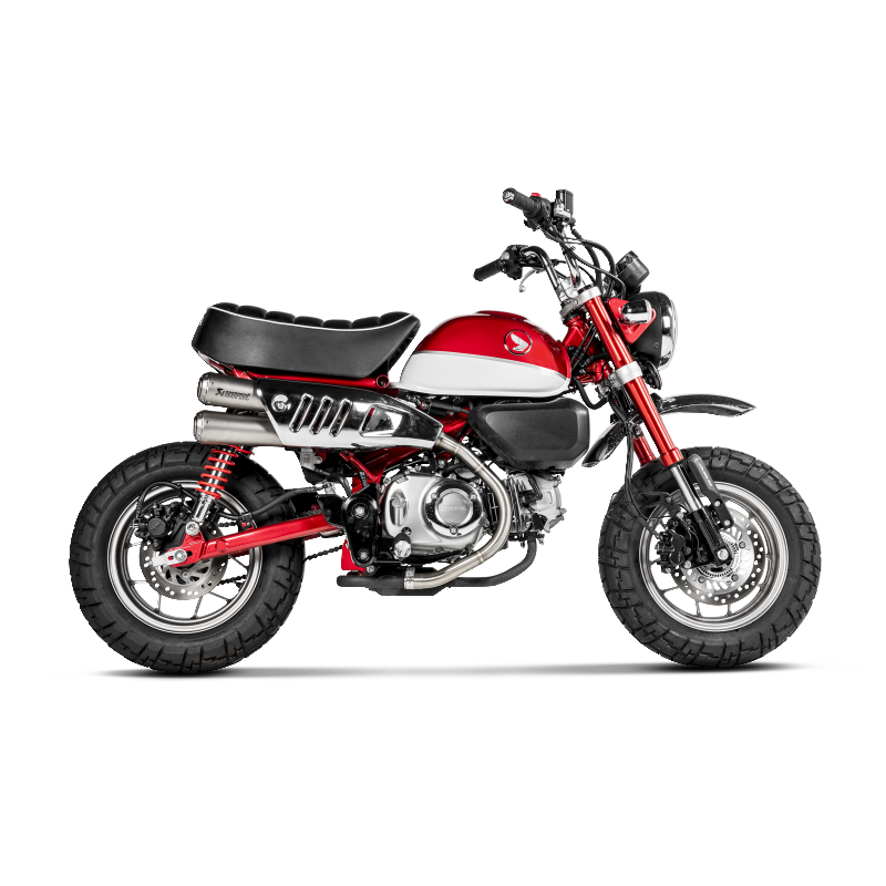 AKRAPOVIC S-H125SO5-FFT Вихлопна система Slip-On Line (Titanium) для HONDA Monkey 2019-2023 Photo-2
