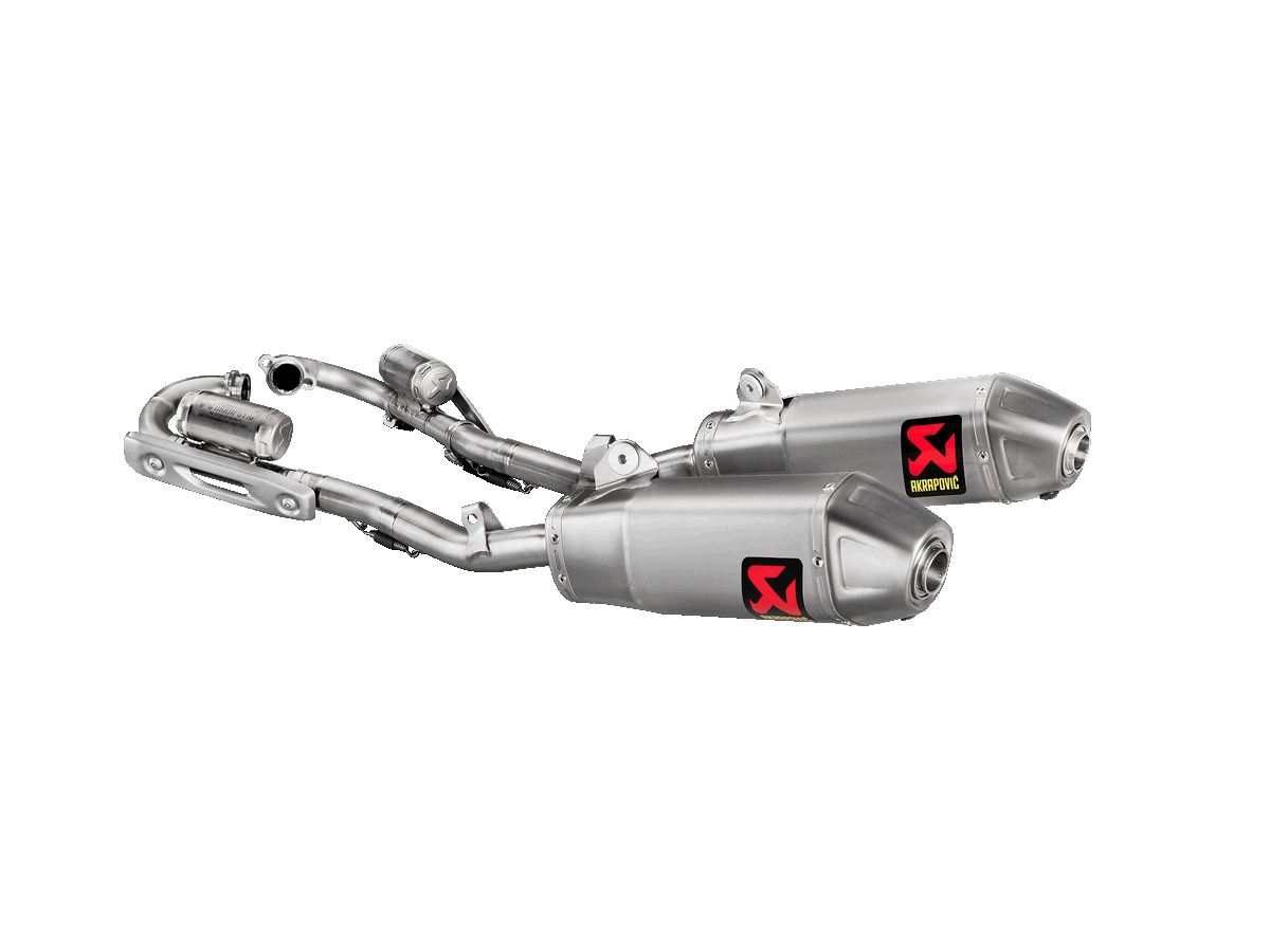 AKRAPOVIC MOTO S-H2MET12-CIQTA Глушник Evolution Line (Titanium) для HONDA CRF 250 R/RX 2018-2021 Photo-0