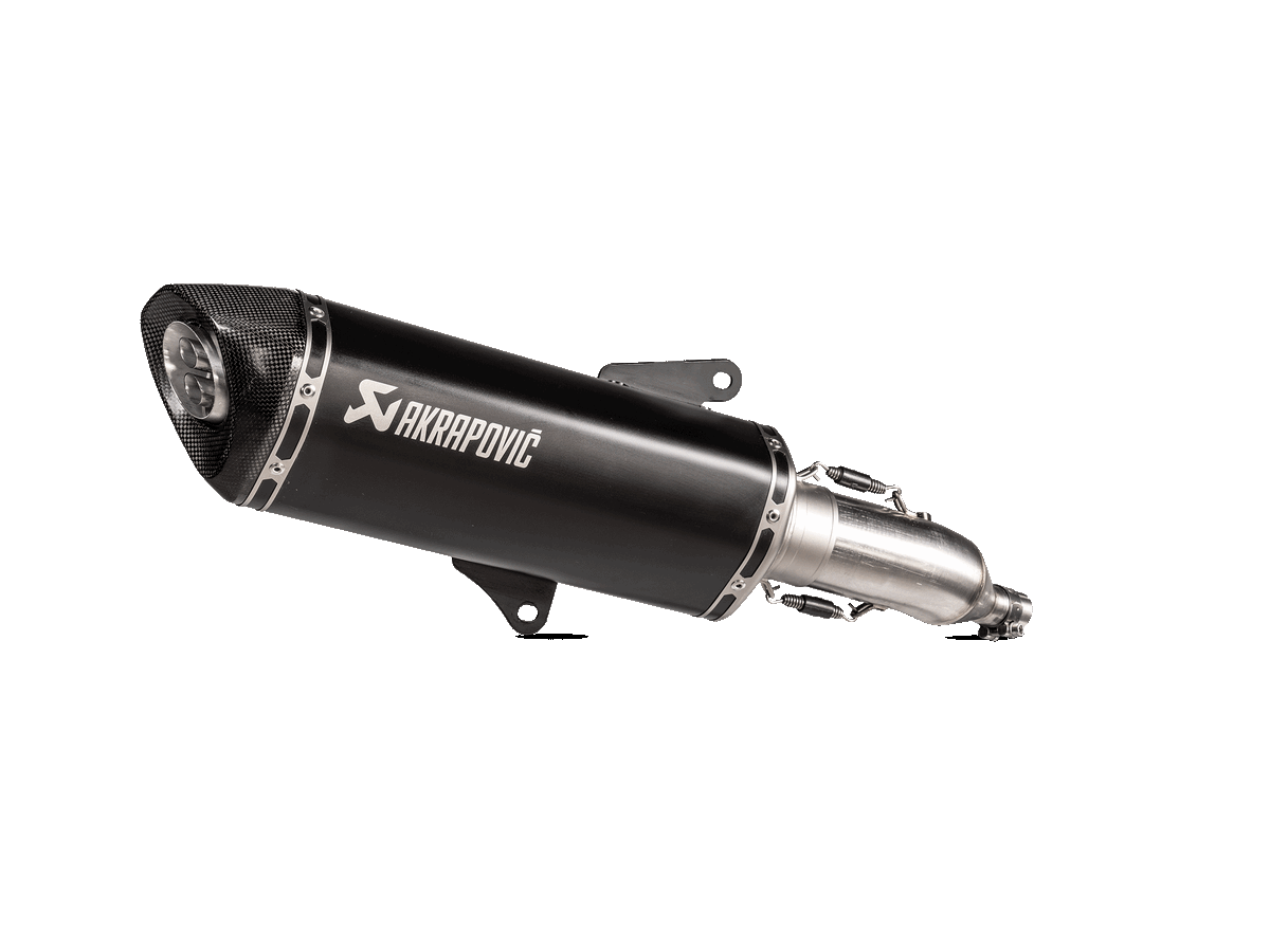 AKRAPOVIC S-H3SO8-HRSSBL Вихлопна система Slip-On Line (SS) HONDA FORZA 350 2021 Photo-0