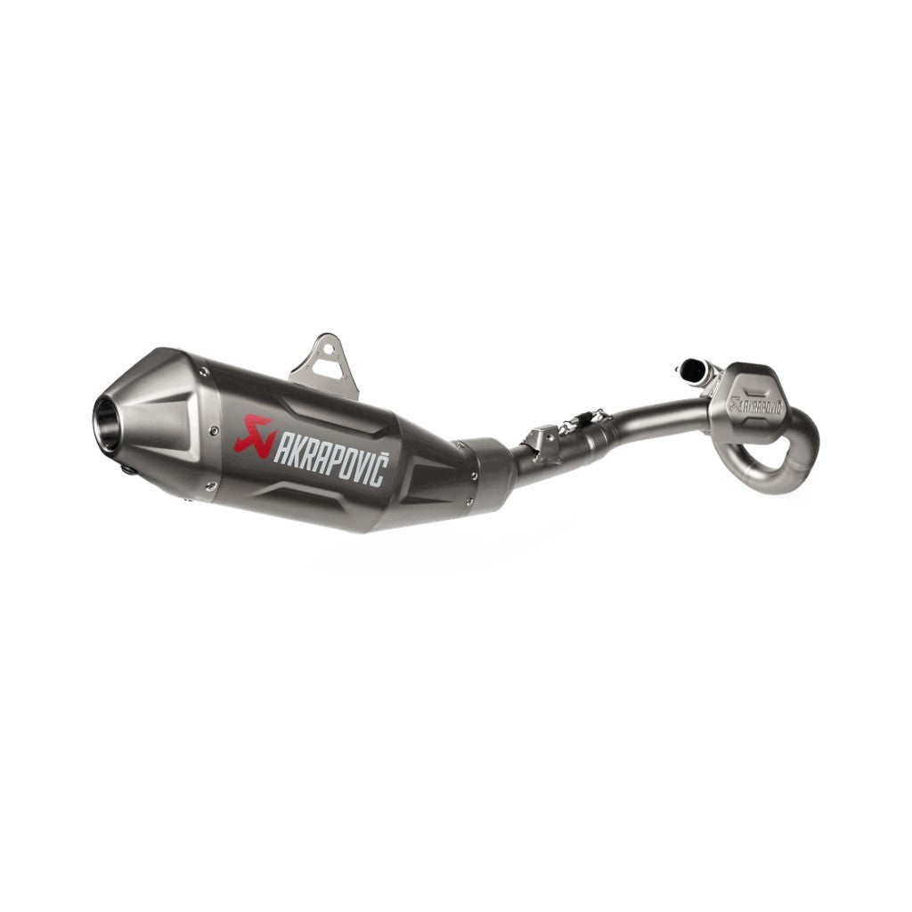 AKRAPOVIC S-H4E1-FDHLT Вихлопна система Evolution Line (титан) для Honda CRF450R / 450RX 2025- Photo-0
