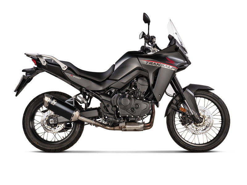 AKRAPOVIC S-H7SO6-HRTBL Slip-On Line (Titanium) для HONDA XL750 Transalp 2023 Photo-1