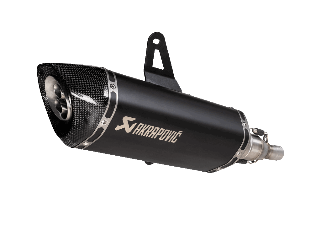 AKRAPOVIC S-IT125SO1-HRTBL Глушник Slip-On Line (Titanium) (Схвалення ЄС, Схвалення ECE) для ITALJET Dragster 125/200 2021-2022 Photo-0