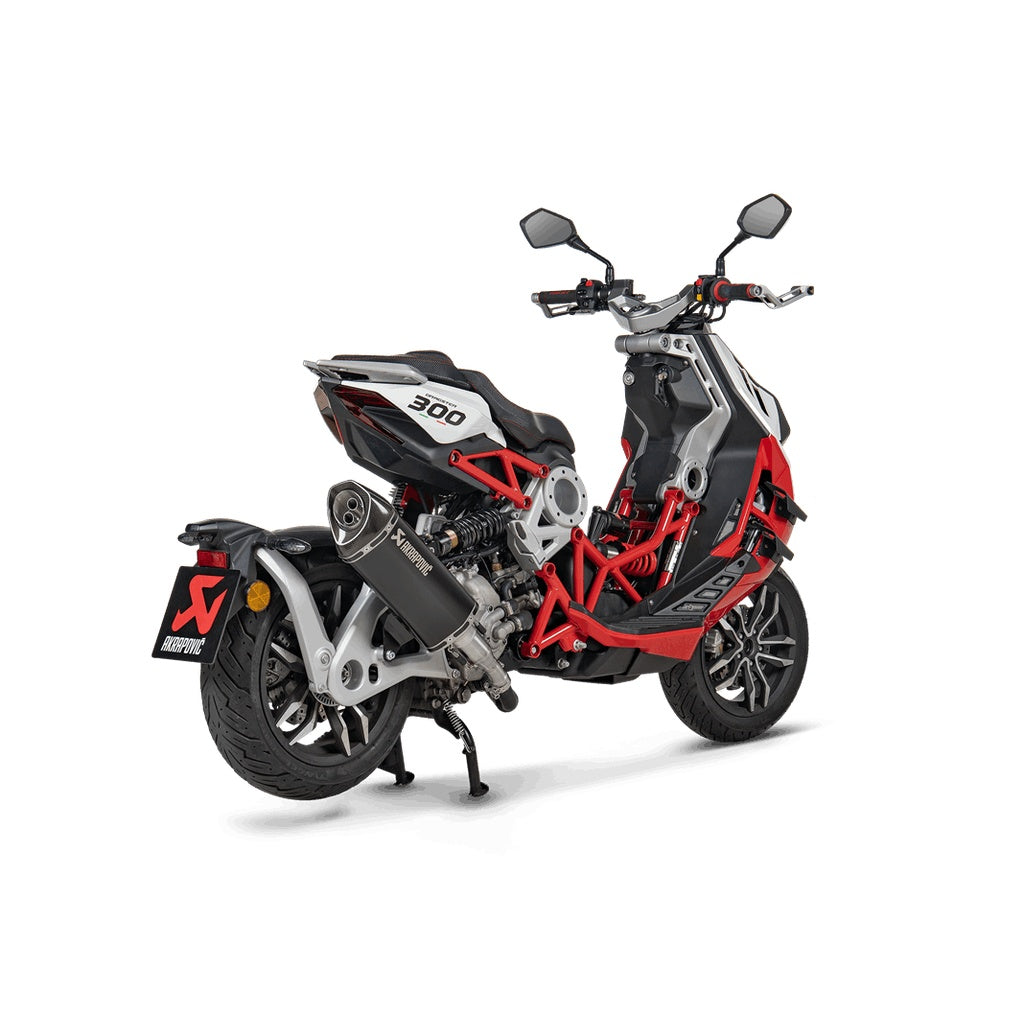 AKRAPOVIC S-IT3SO1-HRTBL Глушник Slip-On Line (титан) для ITALJET Dragster 300 2024- Photo-1