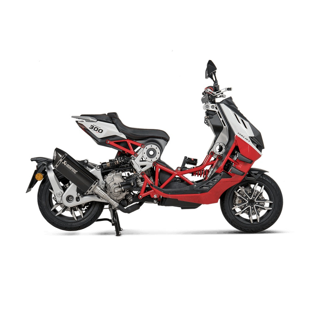 AKRAPOVIC S-IT3SO1-HRTBL Глушник Slip-On Line (титан) для ITALJET Dragster 300 2024- Photo-2