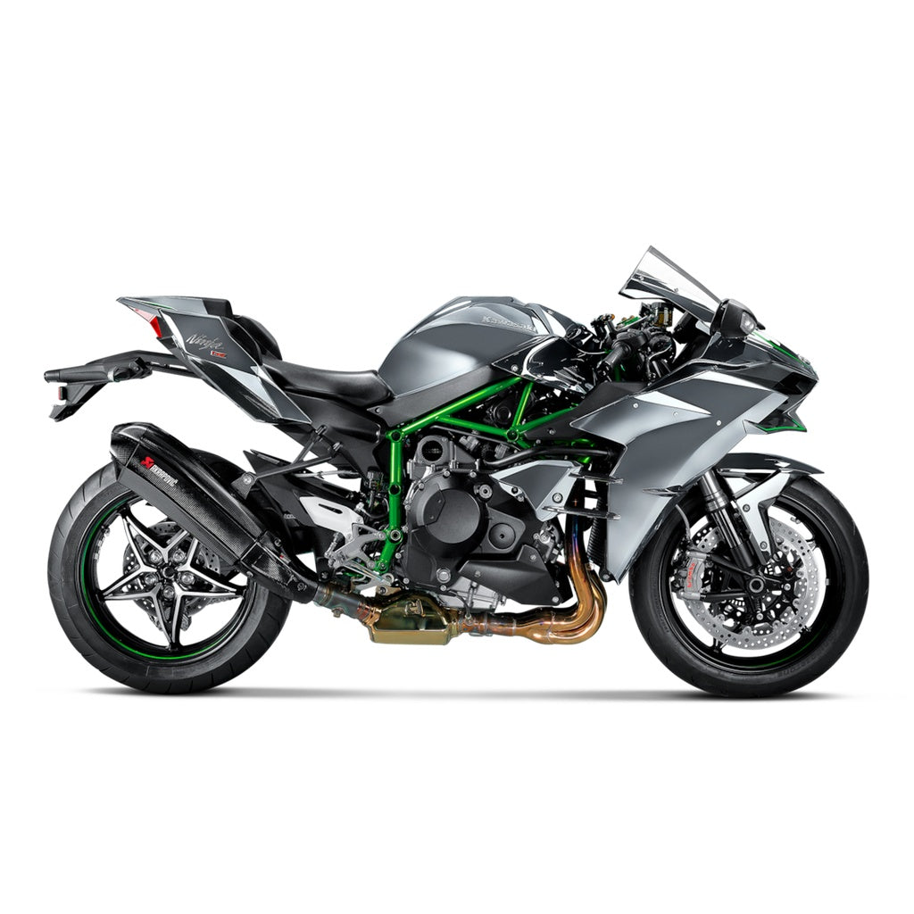 AKRAPOVIC S-K10SO15-HHX2C Глушник Slip-On Line (карбон) для KAWASAKI Ninja H2 Photo-2