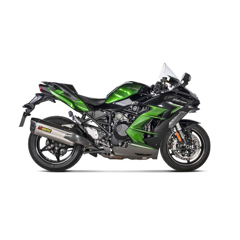 AKRAPOVIC S-K10SO30-HGIT Глушник Slip-On Line (Titanium) для KAWASAKI Ninja H2 SX 2021-2023 Photo-1