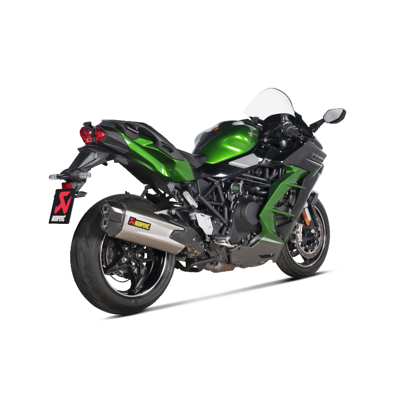 AKRAPOVIC S-K10SO30-HGIT Глушник Slip-On Line (Titanium) для KAWASAKI Ninja H2 SX 2021-2023 Photo-2