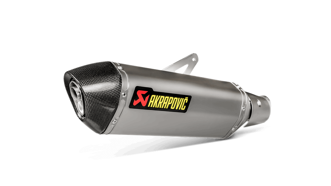 AKRAPOVIC S-K4SO7-HRT Вихлопна система Slip-On Line (Titanium) для KAWASAKI Ninja 400 2018-2023 Photo-0